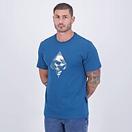Camiseta MCD Skull Azul: Estilo e Conforto em Algodão 100% - imagem 2