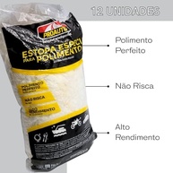 Kit 12 Estopas 100% Algodão Premium 200g: Brilho Impecável e Limpeza Profissional para Carros, Motos e Casa - imagem 3