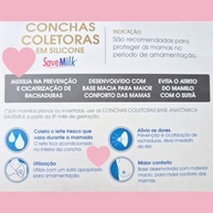 Conchas Coletoras de Leite Materno em Silicone 100% Puro - Base Flexível, 2 Unidades, Higiênicas e Esterilizáveis - imagem 5
