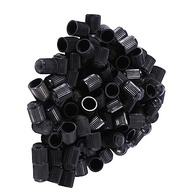 Kit 100 Tampas de Válvula Pretas YOUTHINK: Proteção e Estilo para Seus Pneus - imagem 2