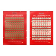 Pôster Raspadinha 100 Momentos Casal - Experiências Românticas Personalizadas para Namorados - imagem 1