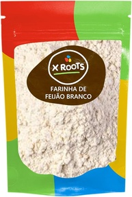 Farinha de Feijao Branco 100% Pura 500gr - X Roots - imagem 1
