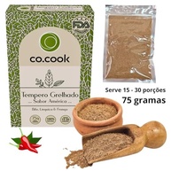 CoCook Tempero 100% Natural Grelhado Sabor America 75g Ideal para Carnes, Frango e Linguiça Churrasco Parrilla Barbecue Zero Glúten, Zero Lactose, Zero Conservantes, Zero Corantes, Zero Sódio - Rende até 30 porções - imagem 3
