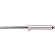 Rebite Repuxo Alumínio 3,2x25mm Mandril Aço - Kit 100 Peças para Fixação Segura - imagem 2