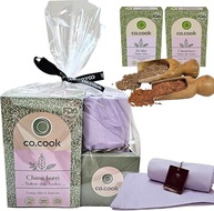 CoCook Kit Trio Presente 100% Natural Tempero Chimichurri Sabor Andes 75g, Tempero Za'atar com Sabor Síria com Guardanapo de Tecido Charlo para Dia das Mães, Dia dos Namorados, Dia dos Pais, Páscoa, Presentes, Natal - imagem 1