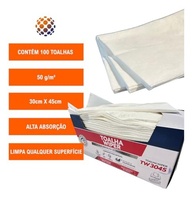 Papel Toalha Descartável Multiuso 30x45cm - 100 Unidades para Estética e Higiene - imagem 5