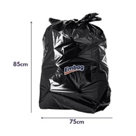 Saco de Lixo Super Resistente 100L - Pacote com 100 Unidades, Fundo Reforçado para Uso Doméstico - imagem 3