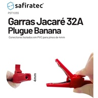 Conjunto 5 Garras Jacaré Plug Banana 4mm 1000V 32A CAT III - Conexões Seguras e Organizadas - imagem 3