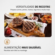 Sanduicheira Elétrica Mondial PG-01: Grill 2 em 1 com 1000W - imagem 2