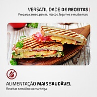 Press Grill Mondial: Saúde e Sabor em 1000W! - imagem 2