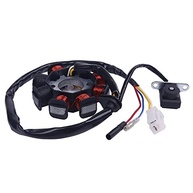 Estator Magnético Bobina de Ignição Dupla Glixal GY6 49cc-100cc 8 Polos - Potencialize sua Scooter e ATV! - imagem 4
