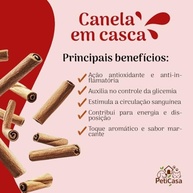 Cozinhas Brasileiras Canela em Casca 6cm 100g - imagem 3