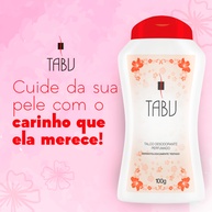 Talco Tabu Tradicional: Frescor e Proteção 100G - imagem 2