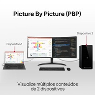 Monitor LG 34" 100Hz 5ms UltraWide Curvo 34WR50QC-B.AWZM - imagem 5
