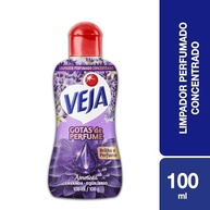 Veja Gotas de Perfume Ametista Lavanda - Limpador Perfumado Concentrado 100ml - imagem 3