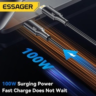 Cabo Essager 100W: Carregue Rápido! - imagem 2
