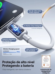 Joyroom 100W USB-C: Carregamento Turbo e Seguro - imagem 3