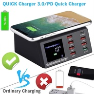Carregador Rápido 100W: USB, Wireless e PD - imagem 2