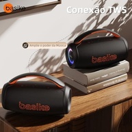 Caixa de Som Bluetooth Basike 100W IPX6: Som Potente, Grave Profundo e Resistência Total! - imagem 5