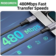 Rocoren 100W USB-C: Carregamento Turbo e Dados! - imagem 3