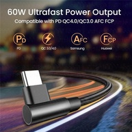 Cabo USB-C 100W L-Shape: Carregamento Turbo! - imagem 2