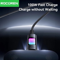 Cabo USB-C 100W Rocoren: Carregamento Turbo e Dados! - imagem 2