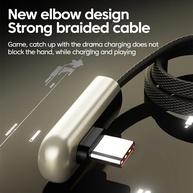 Cabo USB-C 100W com LED: Carregue Rápido! - imagem 2