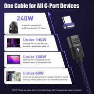 Cabo Magnético 100W: Carga Turbo para Huawei & Xiaomi - imagem 2