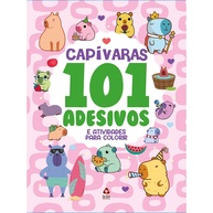101 Adesivos Capivara: Colorir e Divertir! - imagem 1
