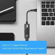 Adaptador de Rede USB 3.0 P/ RJ45 Lan Ethernet Gigabit Placa de Rede Externa 10/100/1000mbps - imagem 5