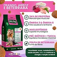Billy Dog Pequenas Raças: Nutrição Premium 10,1kg - imagem 2
