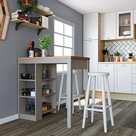Bancada de Cozinha Gourmet Ditália CD-1022 com 3 Prateleiras – Design Moderno e Resistente - imagem 2