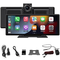 SINOVCLE Tela DVR 10.26" IPS: CarPlay/Android Auto Sem Fio e Câmera 170° - imagem 1