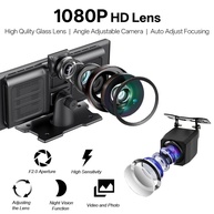 SINOVCLE Tela DVR 10.26" IPS: CarPlay/Android Auto Sem Fio e Câmera 170° - imagem 4