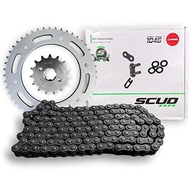 Kit Relação Scud Bros 160 e XRE 190 (2015-2023) com Retentor - Aço 1045 de Alta Resistência - imagem 2