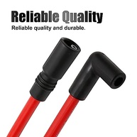 Kit Fio Vela Ignição 10.4mm Harley Davidson Big Twin Dyna Softail 2000-2017 (Vermelho) - imagem 4
