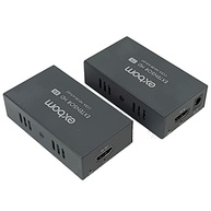 Extensor HDMI 60m via RJ45 Cat5/Cat6 - Imagem 1080p 3D Bivolt - imagem 4