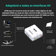 Conversor HDMI para AV RCA Full HD 1080P: Reviva seus Dispositivos Antigos! - imagem 4