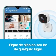 Camera de Segurança Wi-Fi, 1080p Full HD TP-Link Tapo C100, Visão Noturna, Audio de Duas Vias, Trabalha com Alexa, Detecção de Movimento, 512G de armazenagem, Armazenamento na Nuvem - imagem 2