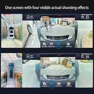 Câmera 360° Inteligente com IA: Visão Panorâmica 1080p e DVR para seu Carro - imagem 5