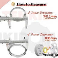 Anéis Centralizadores de Cubo 108mm para 78.1mm: Estabilidade e Segurança para Seu Carro - imagem 4