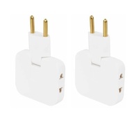 Kit 2 Adaptadores de Tomada Articulado Flexível 3 Saídas 10A - Organize e Amplie suas Conexões! - imagem 2