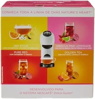 Nescafé NATURES HEART TEA Hibiscus Pink Lemonade 10Caps 1x60g - imagem 4