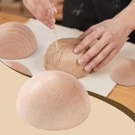 Ferramenta de Prensa para Pratos Cerâmicos Semicircular 10cm - Modelagem Profissional para Abajures, Vasos e Peças Decorativas - imagem 3