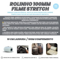 Kit 2 Bobinas Plásticas Stretch 10cm x 100m: Proteção e Segurança para Suas Embalagens - imagem 3