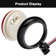 Kit 12 Luzes Traseiras LED Redondas 10cm para Reboque - Freio, Seta e Posição - imagem 5