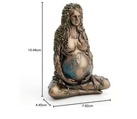 Veronese Design Estatueta Grávida em Resina com Pintura Manual - 10cm - imagem 3