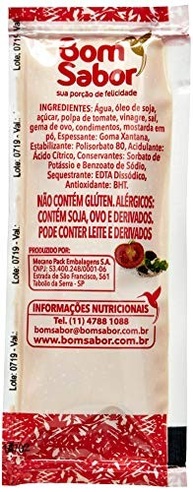 Sachê Molho French Bom Sabor 200 Unidades De 10G - imagem 3