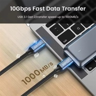 Cabo USB-C 10Gbps: Carregamento Rápido + 4K@60Hz - imagem 2