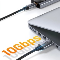 Cabo USB-C 10Gbps: Carregue e Transfira Dados Rápido! - imagem 2